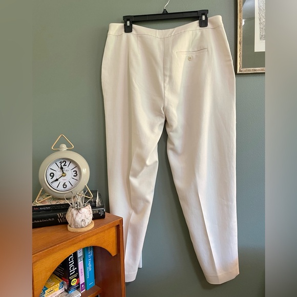 Eileen Fisher Slouchy Tencel Pants in Ivory - Picture 4 of 10
